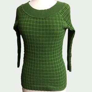 Women’s Reference Point Green Knit Sweater